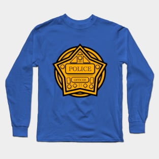 Police Badge V.2 Long Sleeve T-Shirt